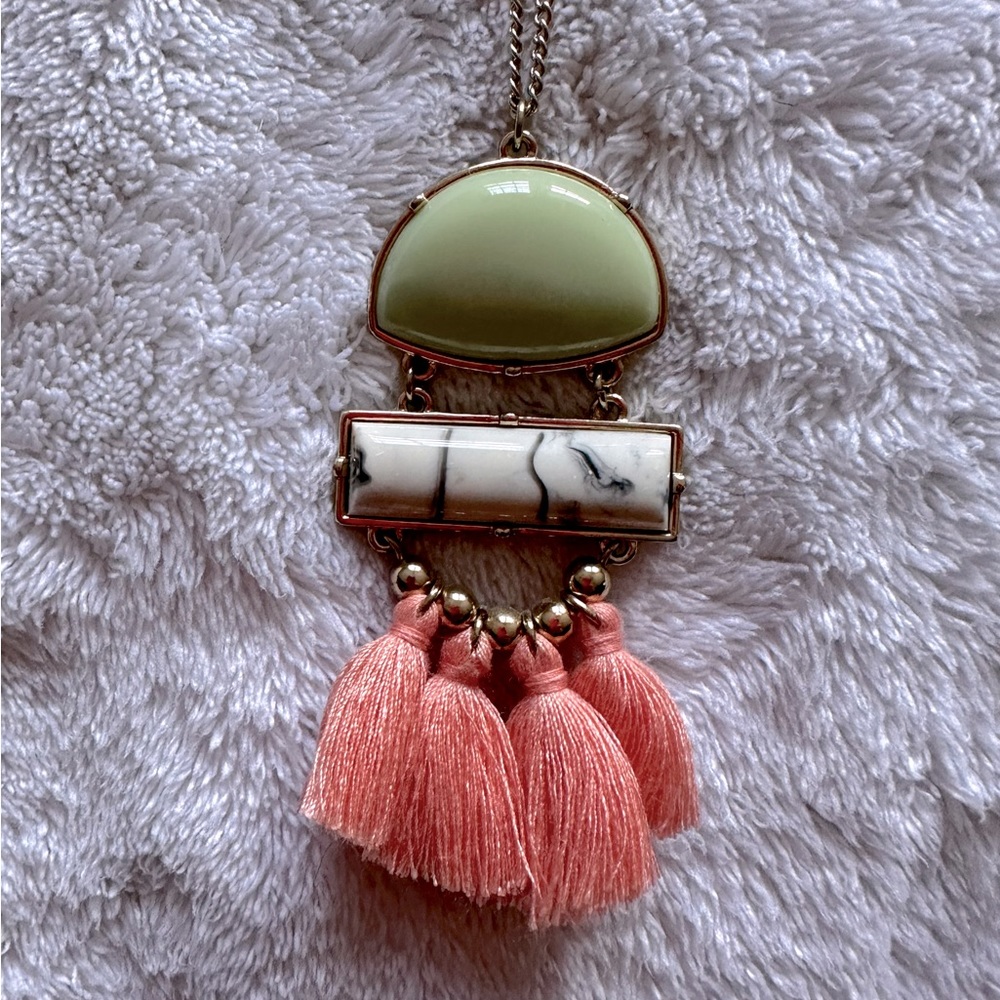 Long simple beautiful necklace